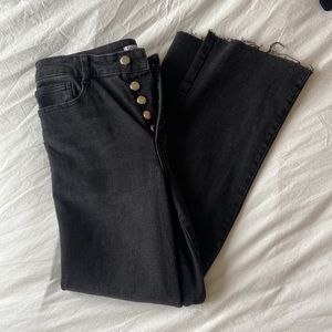 Zara Cropped Flare Jeans